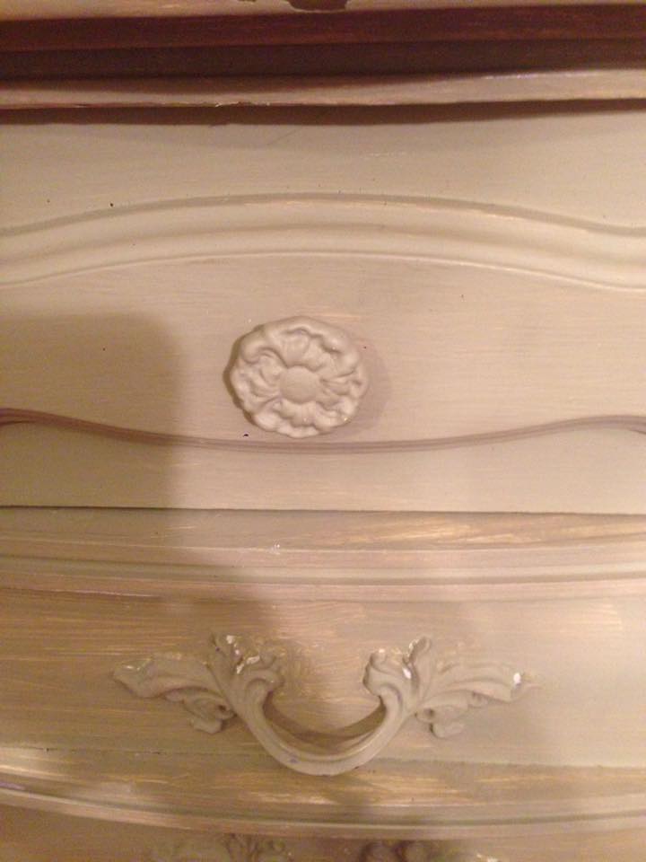 Lingerie Chest Before - Handle Close up