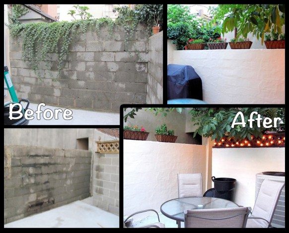 Patio Before and After