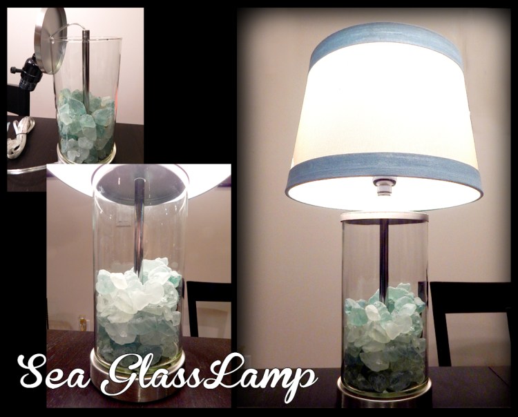 Sea Glass Lamp