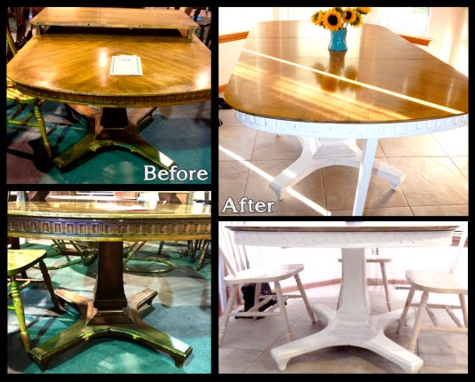 Table Before and After